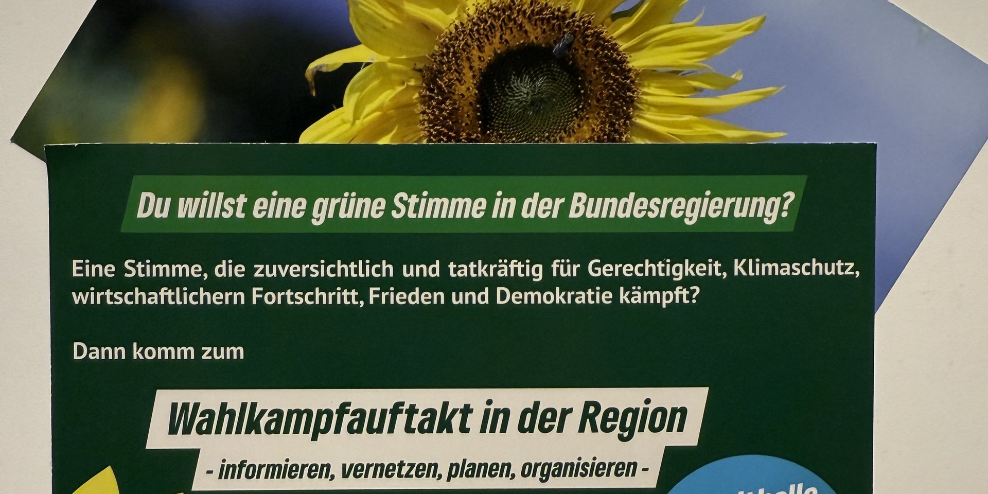 Flyerbeschreibung: Wahlkampfauftakt 9.1.25, 19 Uhr, Stadthalle Linz/Rhein